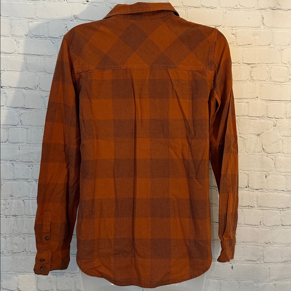 Universal Thread Rust Plaid Shirt - Picture 4 of 6
